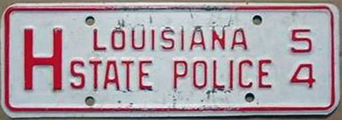 Louisiana license plate image