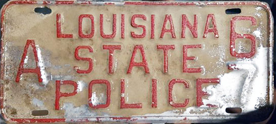 Louisiana license plate image