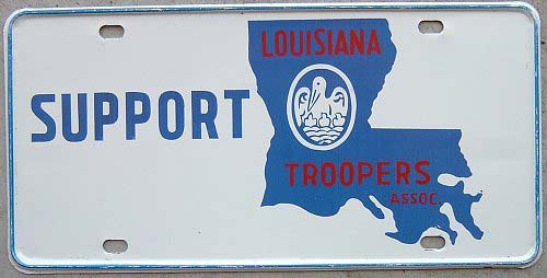 Louisiana license plate image