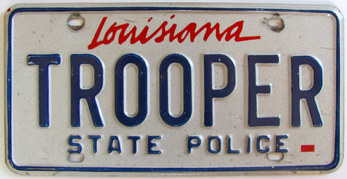 Louisiana license plate image