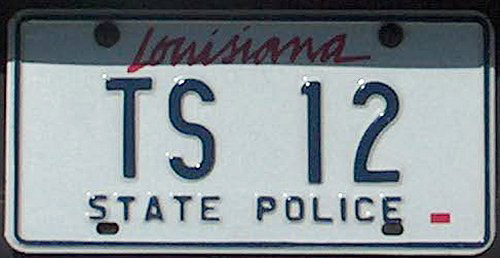 Louisiana license plate image