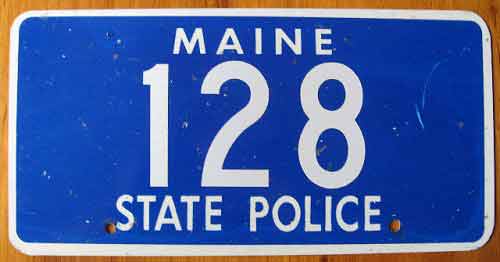 Maine license plate image