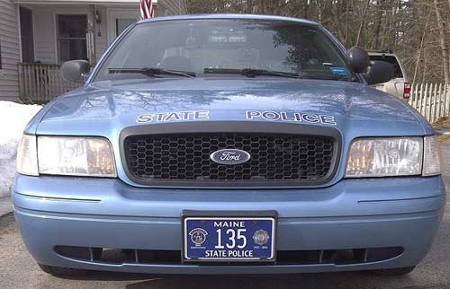 Maine license plate image