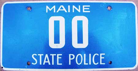 Maine license plate image