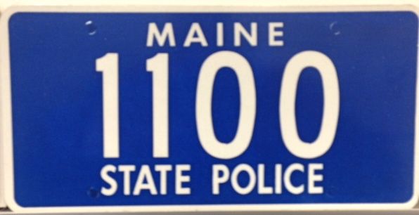 Maine license plate image