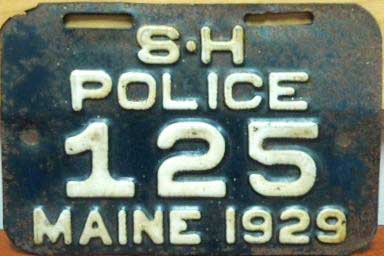 Maine license plate image