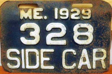 Maine license plate image