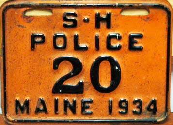 Maine license plate image