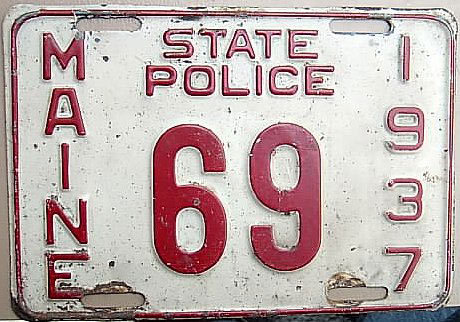 Maine license plate image