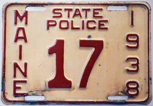 Maine license plate image