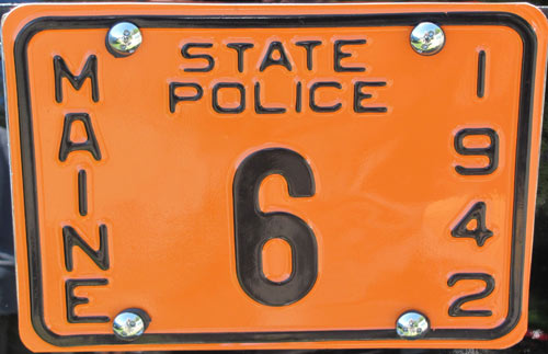 Maine license plate image