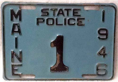 Maine license plate image