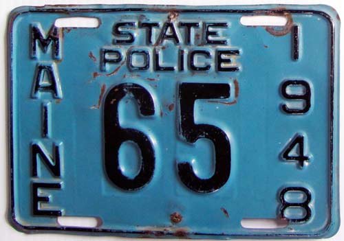 Maine license plate image