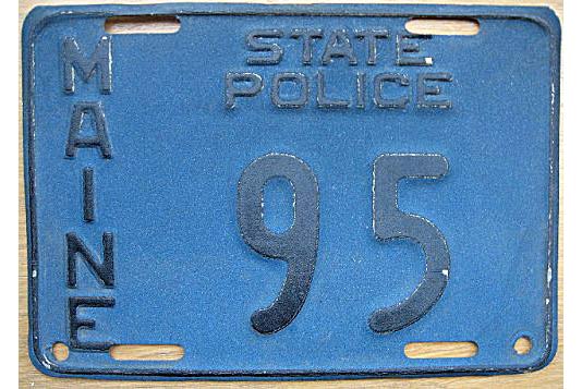 Maine license plate image