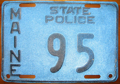 Maine license plate image