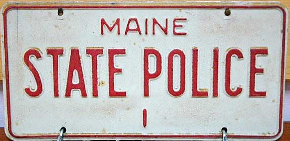 Maine license plate image