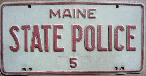 Maine license plate image