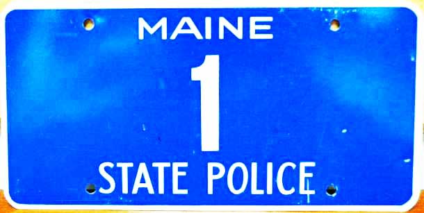 Maine license plate image