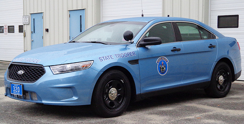 Maine police car