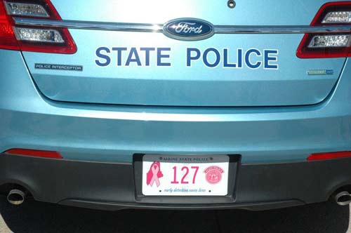 Maine license plate image