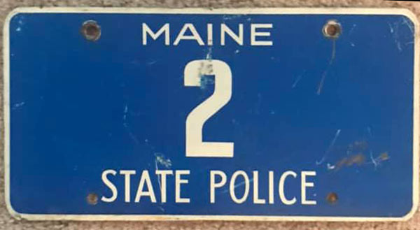 Maine license plate image