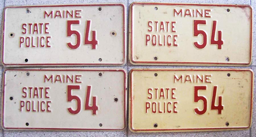 Maine license plate image