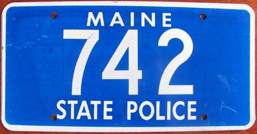 Maine license plate image