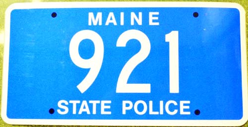 Maine license plate image