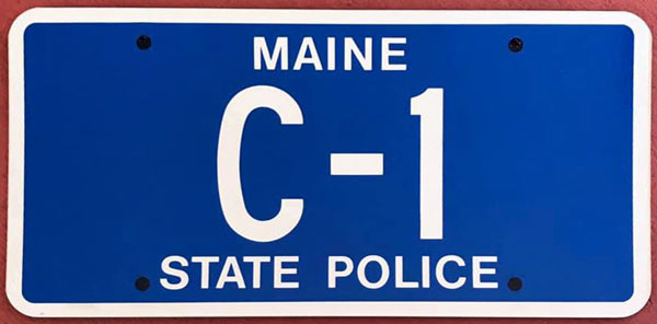 Maine license plate image