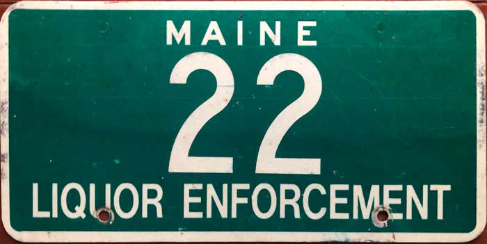 Maine license plate image