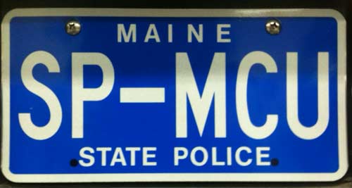 Maine license plate image