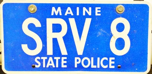 Maine license plate image