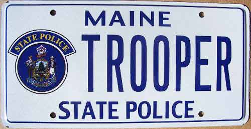 Maine license plate image