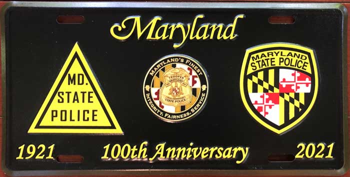 Maryland police patch