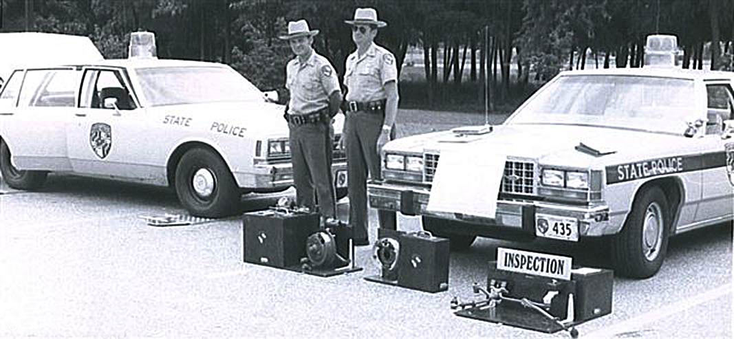 Maryland police license plate