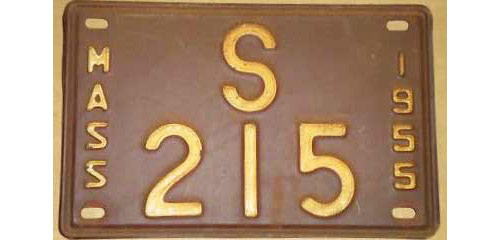 Massachusetts license plate image