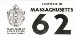 Massachusetts police decal