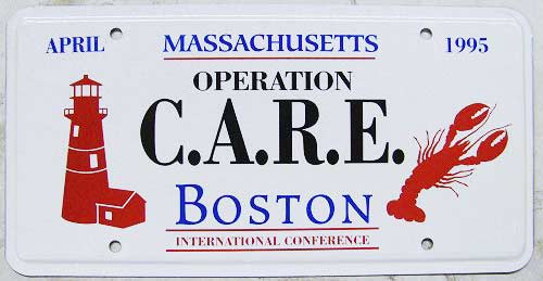 Massachusetts police license plate image