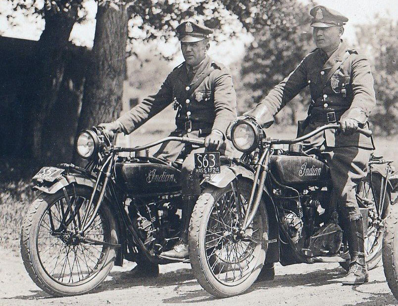 Massachusetts police motorcycle