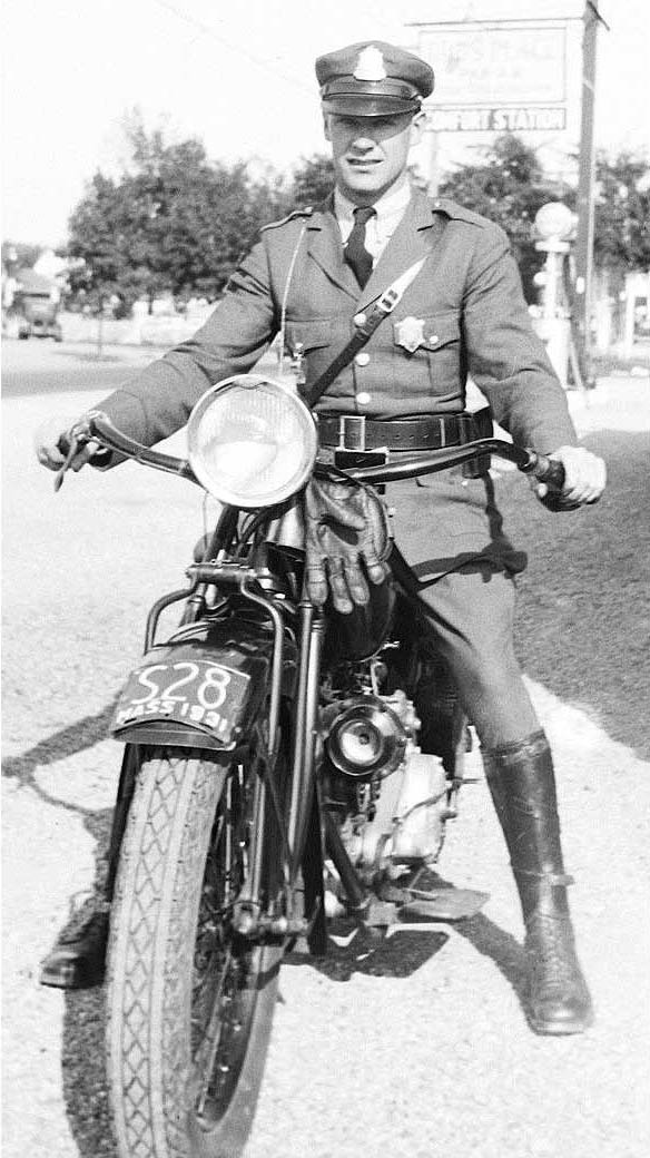 Massachusetts 1931 police motorcycle