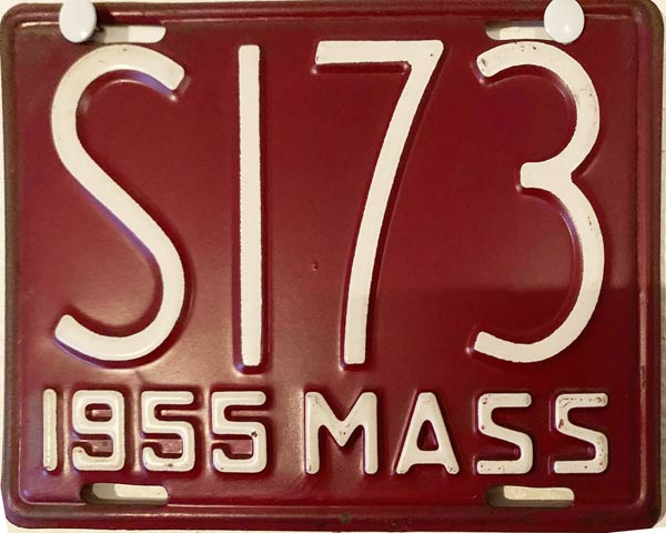 Massachusetts police license plate image