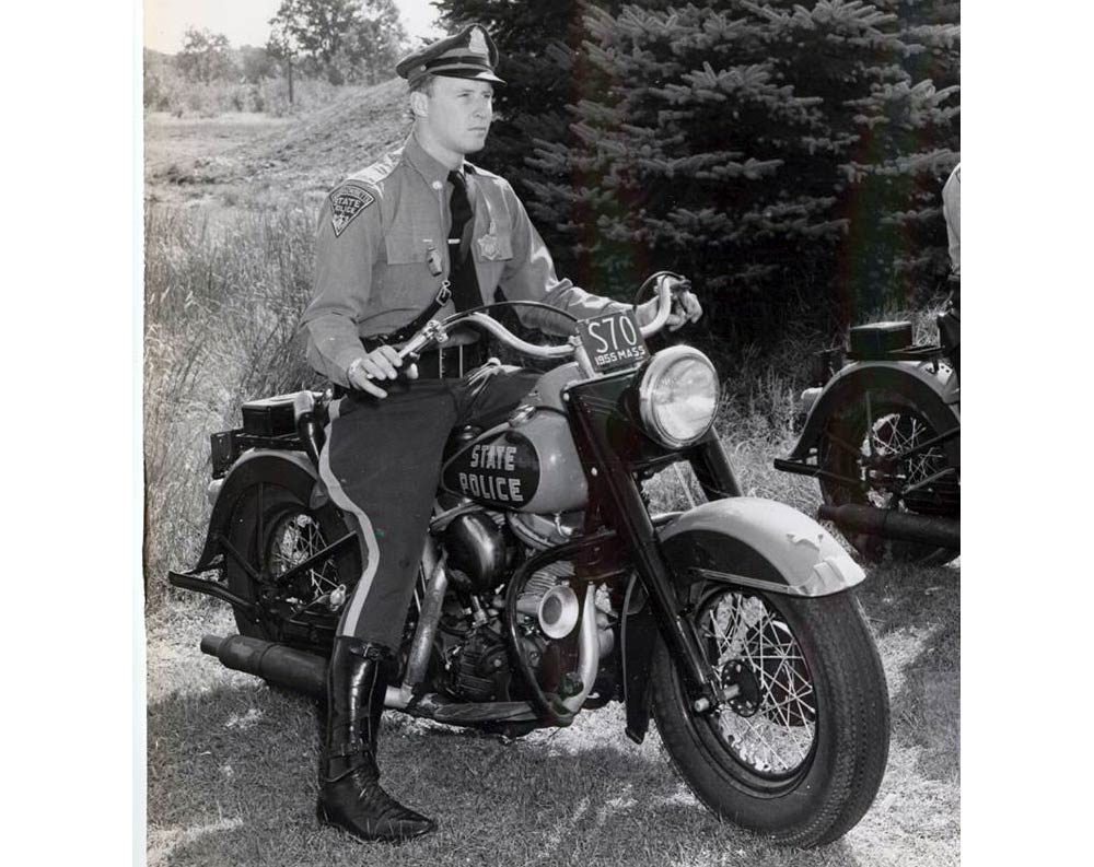 Massachusetts police motorcycle