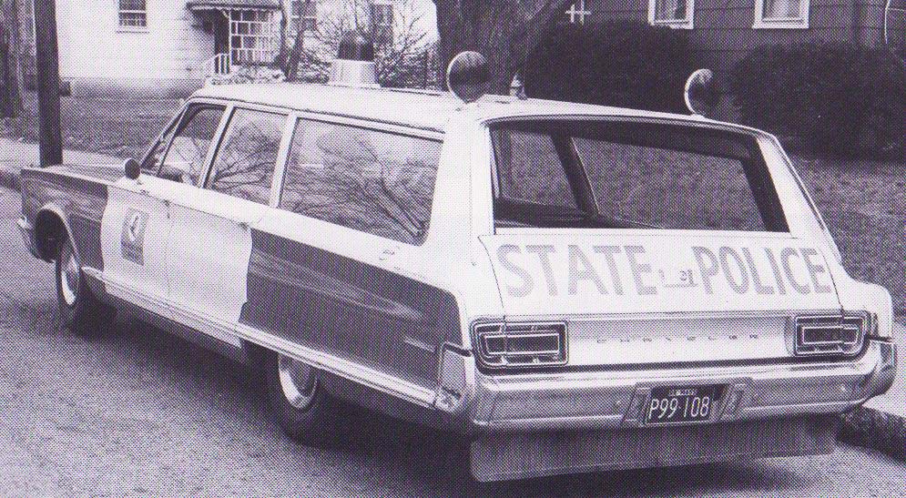 Massachusetts police car