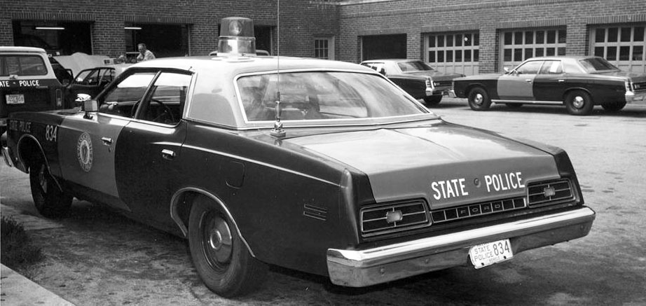 Massachusetts police car