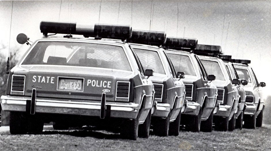 Massachusetts police car