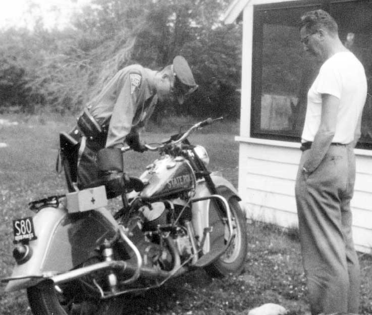 Massachusetts police motorcycle