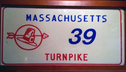 Massachusetts police license plate image