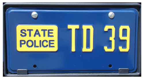 Michigan license plate image