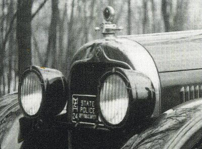 Michigan 1924 police license plate