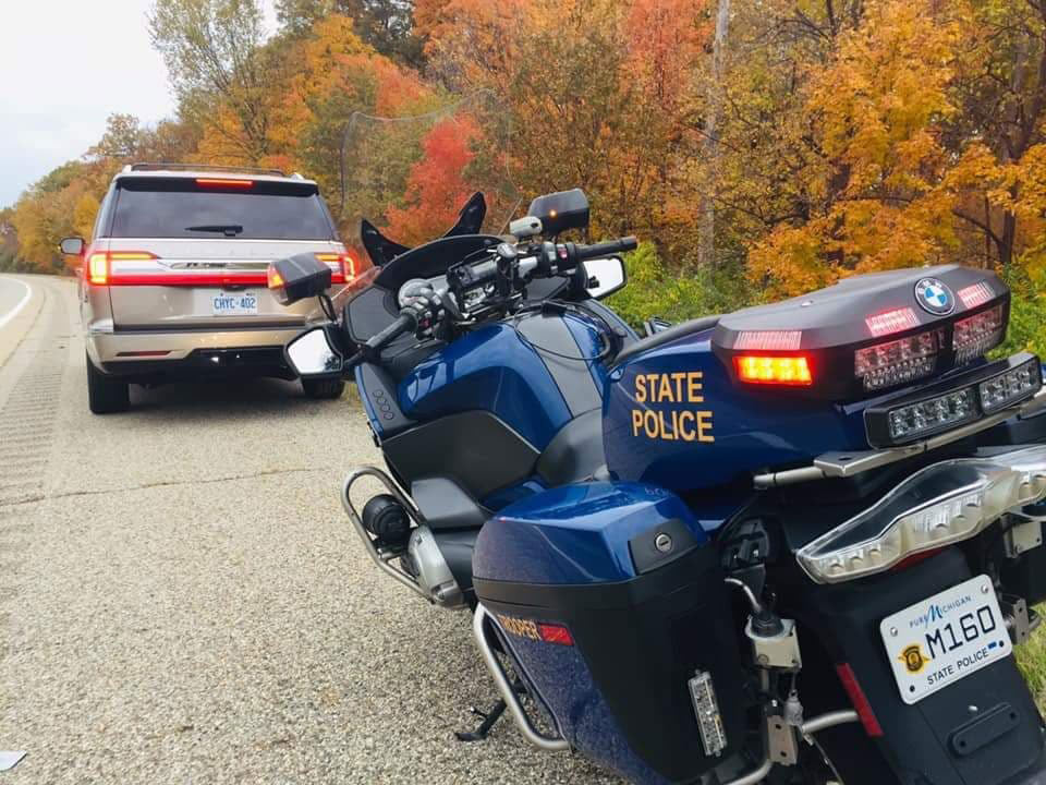 Michigan police motorcycle
